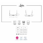 OBSESSIVE Lovica Half Cup Bra Red - Image 3